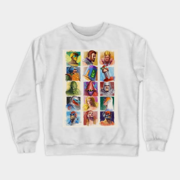 Motu Paintings Set 2 Crewneck Sweatshirt by coolercreations